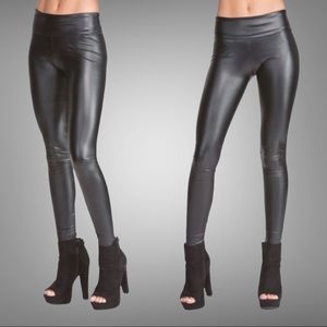 Faux Leather Legging